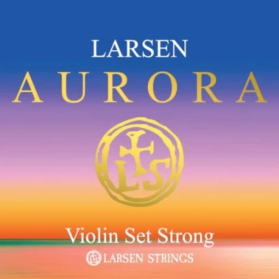 Abbildung von Larsen Aurora Violin Saiten Satz 4/4 mit D Alu Strong