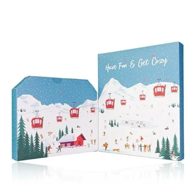 Abbildung von Adventskalender ALPINE COZINESS in aufklappbarer Box