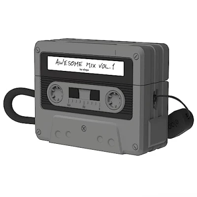 Abbildung von elago Kassetten Hülle Kompatibel mit AirPods Pro 2. Generation Hülle, Inklusive Trageband, Stoßfest, Vollständiger Schutz, 2 Case Cover (Schwarz)