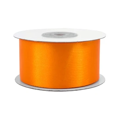 Abbildung von Creativery Satinband, Satinband 38mm x 25m Rolle Orange