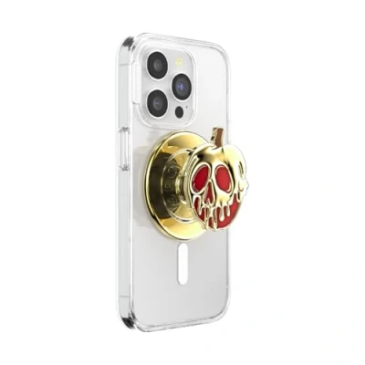 Abbildung von ​​​​PopSockets runder Telefongriff kompatibel mit MagSafe, Adapterring im Lieferumfang enthalten, Telefonhalter, kabelloses Laden Poison Apple