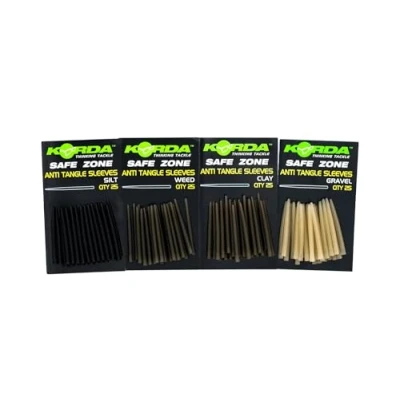 Abbildung von Korda Safe Zone Anti Tangle Sleeves Clay (25 Stück) Kleinmaterial