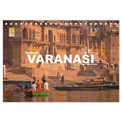 Abbildung von Indien Varanasi (Tischkalender 2025 DIN A5 quer), CALVENDO Monatskalender