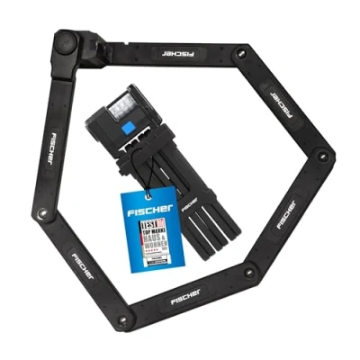Abbildung von FISCHER Fahrrad Faltschloss &quot;PROTEC PLUS+ FN110&quot;