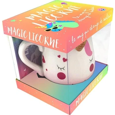 Abbildung von Coffret mug Magic Licorne: Le qui change de couleur