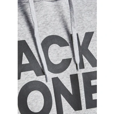 Abbildung von Jack &amp; Jones Jjecorp LOGO PS Kapuzenpullover, Herren, Größe: 4XL, Light grey melange