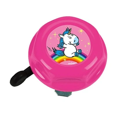 Abbildung von Bike Fashion Fahrradklingel Fahrradglocke mit Einhorn Motiv für Kinder, Ø 55 mm