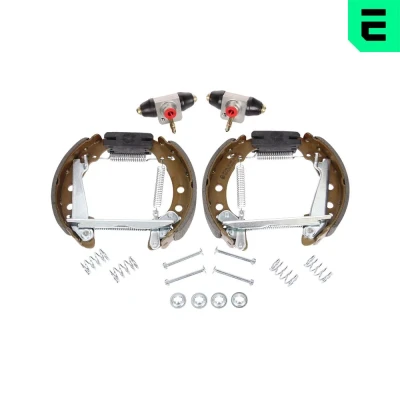 Abbildung von OPTIMAL BK 5429 Bremsensatz, Trommelbremse Hinterachse mit Radbremszylinder Montageanleitung VOLKSWAGEN: GOLF 2, Jetta 2