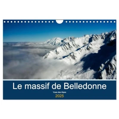 Abbildung von Le massif de Belledonne, vues sur les Alpes (Wandkalender 2025 DIN A4 quer), CALVENDO Monatskalender
