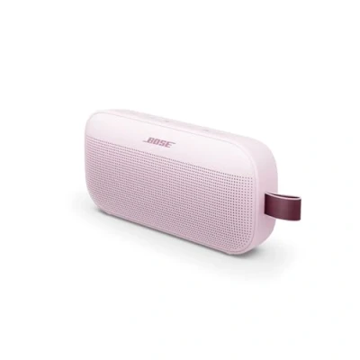 Abbildung von Bose SoundLink Flex Tragbarer Bluetooth Lautsprecher (2. Gen.), Außen mit naturgetreuem Klang, bis zu 12 Akkulaufzeit, staubdicht und wasserdicht, Blütenrosa Limited Edition