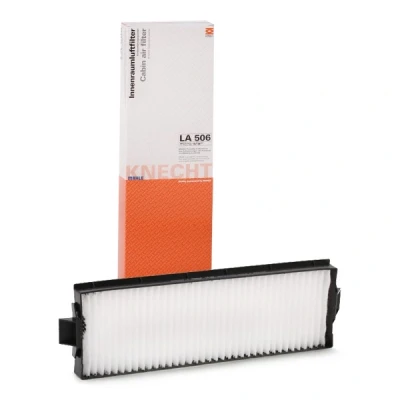 Abbildung von MAHLE ORIGINAL LA 506 Innenraumfilter Partikelfilter 438,0 127 42,0 SAAB: 9 3 Schrägheck, 900 I Combi Coupe, Cabrio