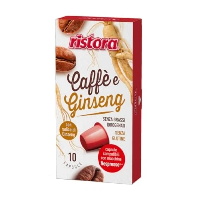 Abbildung von Ristora 60 Ginseng Kaffeekapseln kompatibel mit Nespresso