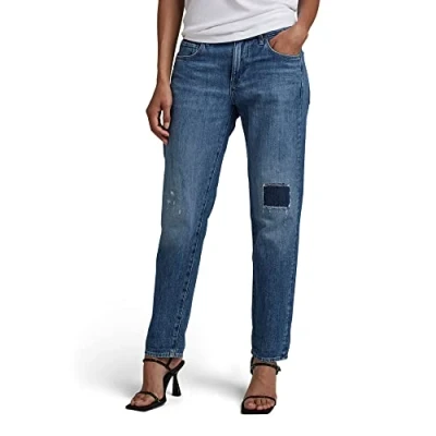 Abbildung von G Star KATE Boyfriend Jeans Straight Leg, Damen, Größe: 29x30, Faded capri restored