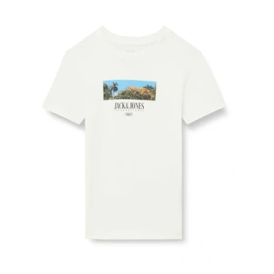Abbildung von JACK&amp;JONES Jungen JORLUCCA FASTRUNNER2 Tee SS Crew JNR T Shirt, Bright White, 140 cm