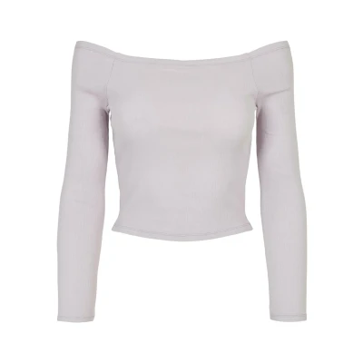 Abbildung von Urban Classics Langarmshirt, Damen, Größe: 4XL, Softlilac