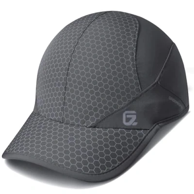 Abbildung von Sport cap,Soft Brim Lightweight Waterproof Running Hat Breathable Baseball Quick Dry Cooling Portable Sun Hats for Men , Woman Performance Workouts and Outdoor Activities Dark Grey