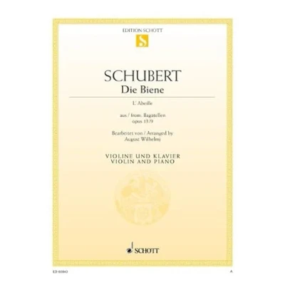 Abbildung von Die Biene: op. 13/9. Violine und Klavier.: violin and piano. (Edition Schott Einzelausgabe)