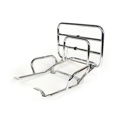 Abbildung von MOTONOSTRA Gepäckträger chrom klappbar hinten kompatibel für Vespa PK S, XL, XL2 Automatik, XLS, SS