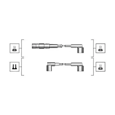 Abbildung von MAGNETI MARELLI 941319170048 Zündkabelsatz MERCEDES BENZ: 190, W124 Limousine, Coupe