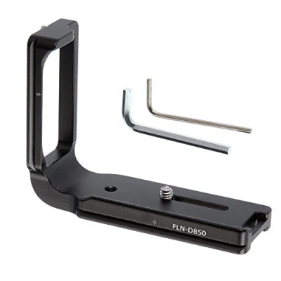 Abbildung von Shuangyu Vertikaler SchnellwechselPlatte L Halterung Hand Griff Halter Bracket für Nikon D850 DSLR Kamera Arca Swiss Stativkopf