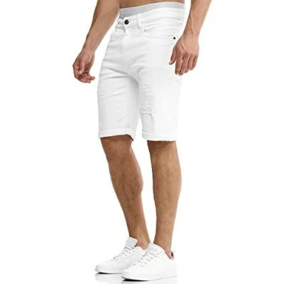 Abbildung von Indicode Jeans CUBA Caden Shorts offwhite, Herren, Größe: 3XL, Off white