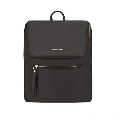 Abbildung von Travelon Unisex Erwachsene Anti Theft Addison Backpack Rucksack, Schwarz, Einheitsgröße