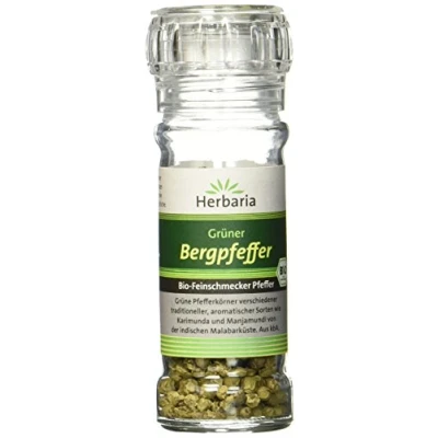 Abbildung von Herbaria Bergpfeffer grün, 1er Pack (1 x 25 g Glasmühle) Bio
