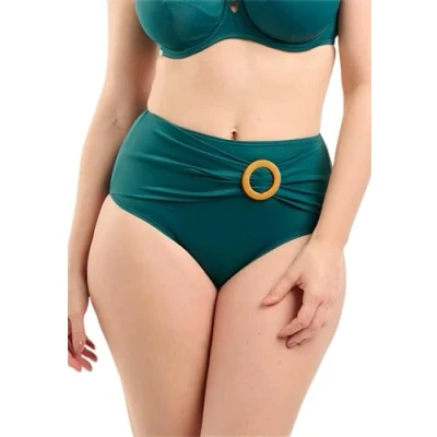 Abbildung von Sans Complexe Damen Elevated Basics Maillot de bain, Culotte Taille Haute, Astral Green, 36/38