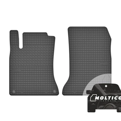 Abbildung von moto MOLTICO Vorne Gummi Automatten Gummimatten Passgenau Allwetter Fussmatten Auto passend für Mercedes Benz B W245 (2005 2011)