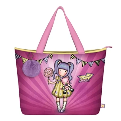Abbildung von Santoro 1132GJ01 Gorjuss Fairground Bag First Prize 41,5 x 30 13 cm, Rose