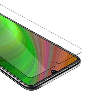 Abbildung von Cadorabo Panzer Schutz Glas für Motorola MOTO E6s 2020 Schutzfolie in Ultra Klar Hüllen freundlich Gehärtetes (Tempered) Dipslayschutz Folie 9H Härte Anti Kratzer