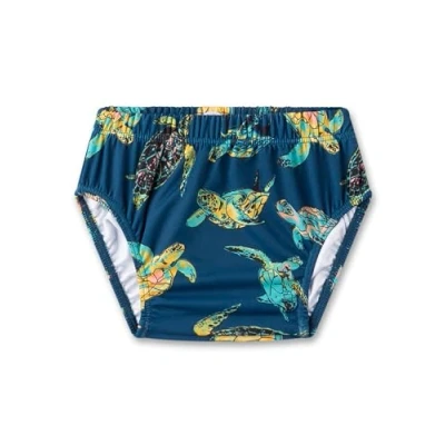 Abbildung von Sanetta Schwimmwindel blau Praktischer und nachhaltiger Badeslip aus recyceltem Polyester Mix für Jungen. Bademode Babys 092