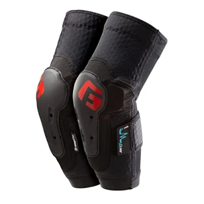 Abbildung von G Form E Line Mountainbike Ellbogenschützer für Damen und Herren Schwarz, Erwachsene Klein