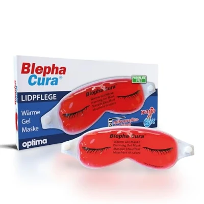 Abbildung von BlephaCura Wärme &amp; Kälte Gel Maske für die Lidpflege, Augenmaske kühlend oder wärmend, Gesichtsmaske face mask