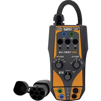 Abbildung von HT Instruments Testadapter 1010960 EV TEST100 für elektronische Ladestationen, 1 Stück