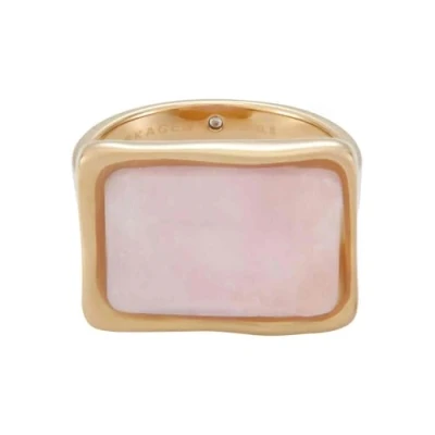 Abbildung von Skagen ANJA Quartz Ring goldcoloured, Damen, Größe: 53, Gold coloured
