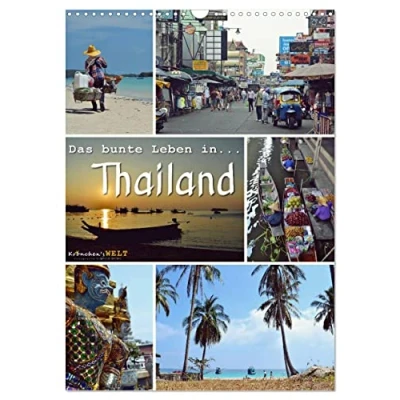 Abbildung von Das bunte Leben in Thailand (Wandkalender 2025 DIN A3 hoch), CALVENDO Monatskalender