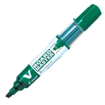 Abbildung von 10 x Pilot Whiteboardmarker V Board Master 2,2 5,4mm Keilspitze grün