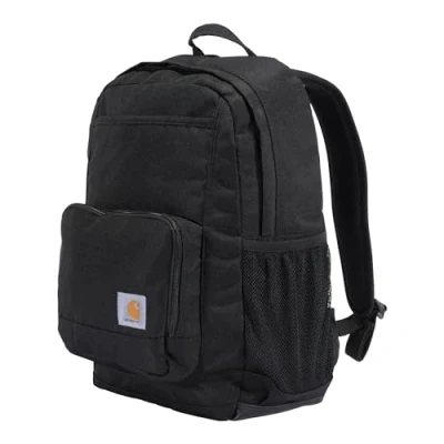 Abbildung von Carhartt Robuster Rucksack mit Einzelfach, Laptophülle und Duravax abriebfester Basis, 23 Liter (schwarz), Einheitsgröße