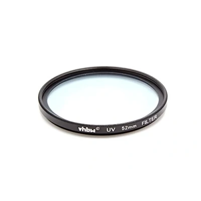 Abbildung von vhbw Universal UV Filter für Kamera Objektive mit 52mm Filtergewinde Schutzfilter, Schwarz