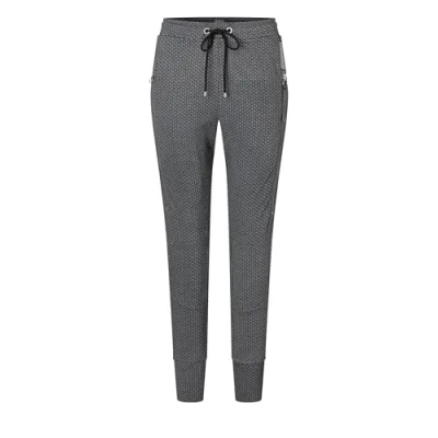 Abbildung von MAC Jeans Jogginghose, Damen, Größe: 38, Black printed