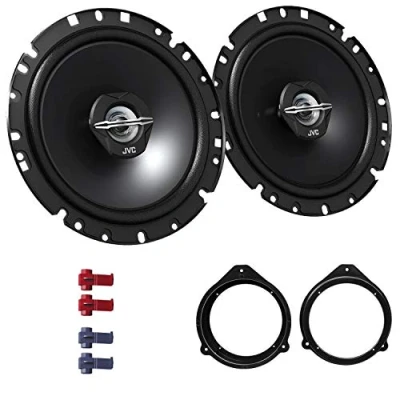 Abbildung von JVC CS J1720X Lautsprecher mit Einbauset kompatibel Audi A4 B6 (8E) 2000 2004 Türen vorne/hinten 600 W 170mm 2 Wege Koax