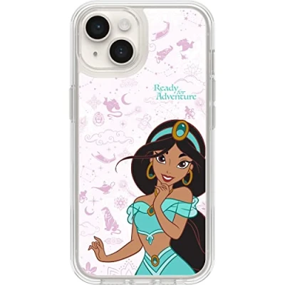 Abbildung von OtterBox Symmetry Series+ Clear Case mit MagSafe für iPhone 14 &amp; 13 Jasmine Adventure