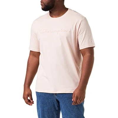 Abbildung von Champion Herren T Shirt American Classics Big Logo S s, Altrosa,