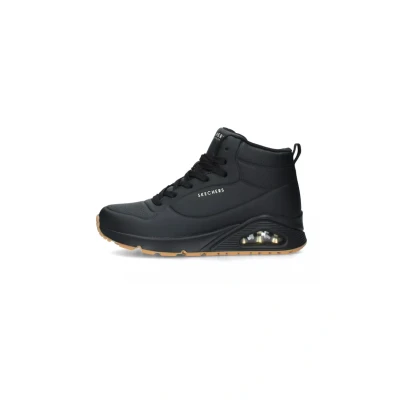 Abbildung von Skechers Damen UNO Stand High Sneaker, Schwarz/Schwarz, 39 EU