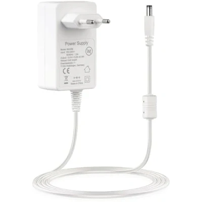 Abbildung von Wicked Chili 12V / 3500mA 300cm Netzteil geeignet für AVM Fritz!Box 5690 Pro, 7690, 5590 Fiber, 7530 AX, 7590 7590, Repeater 6000 3000AX, Router Ladekabel (Kabel extra lang, 3,0m, Weiss)