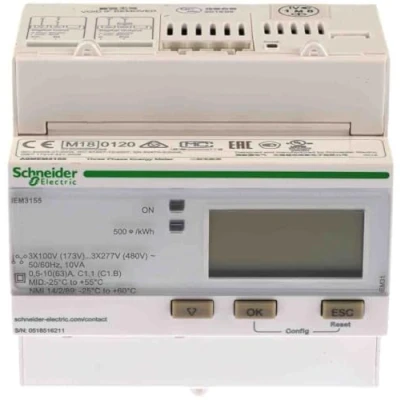 Abbildung von Schneider Electric A9MEM3155 Energiekostenmesser (A9MEM3155)