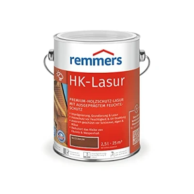 Abbildung von Remmers Holzschutzlasur HK Lasur 3in1 ebenholz 2,5 Liter