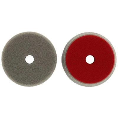 Abbildung von ALCLEAR 5095H Polierpad Auto Polierschwämme, hart für RUPES® Poliermaschine, Durchmesser : 95/80x25 mm, grau, 2er Set, Polierpad, Polierschaum