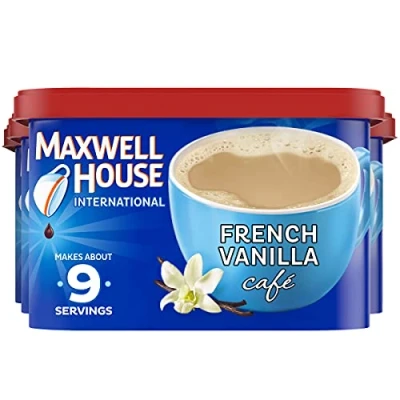 Abbildung von Maxwell House International Coffee French Vanilla Cafe, 8.4 Ounce Cans (Pack of 4) by